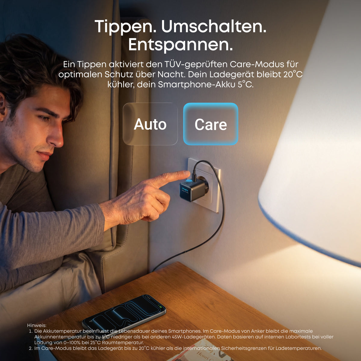 Anker Nano 45W Smart Display Charger