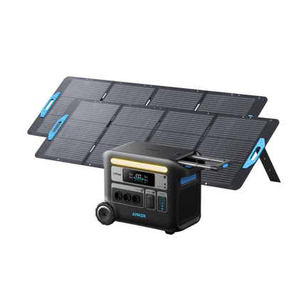 Anker SOLIX F2000 Portable Power Station +2x200W Portable Solar Panel